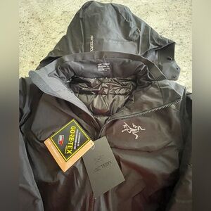 ARCTERYX GORETEX MACAI 750 DOWN JACKET MENS Xl BLACK NWT BEAUTIFUL